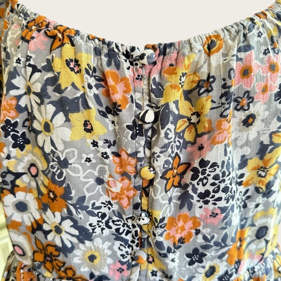 American Eagle | AE Floral Button-Front Mini Dress - Picture 10 of 16